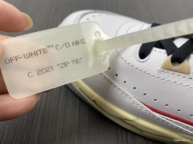 Jordan Retro White Off-White Red SP 2 DJ4375-106 Low 0611